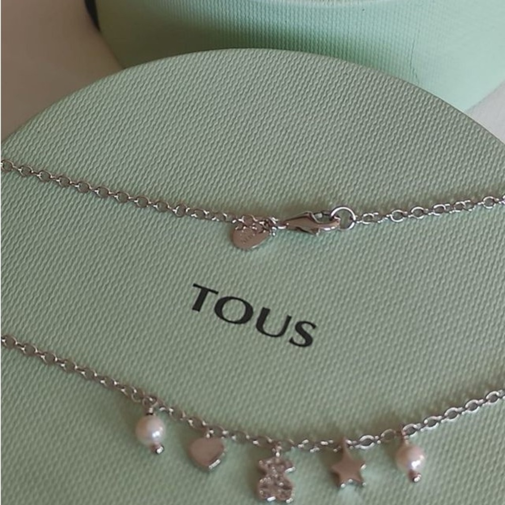 Silver Necklace with Charms 925